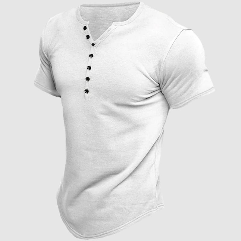 Lino | Men’s Short Sleeve Henley Shirt