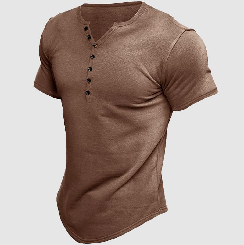 Lino | Men’s Short Sleeve Henley Shirt