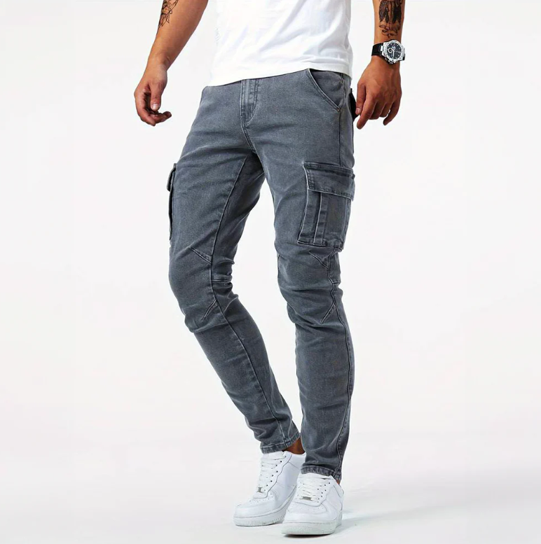 Khalil | Men’s Cargo Skinny Jeans – Urban Utility Style