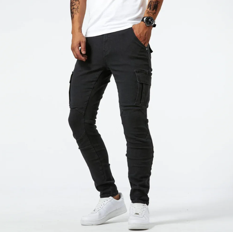 Khalil | Men’s Cargo Skinny Jeans – Urban Utility Style