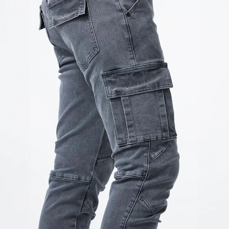 Khalil | Men’s Cargo Skinny Jeans – Urban Utility Style