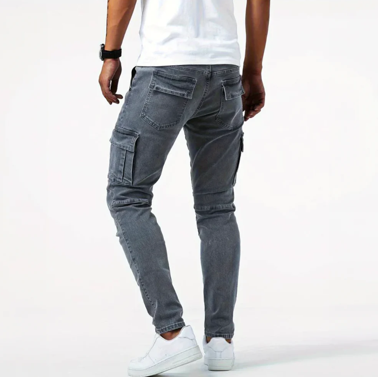 Khalil | Men’s Cargo Skinny Jeans – Urban Utility Style