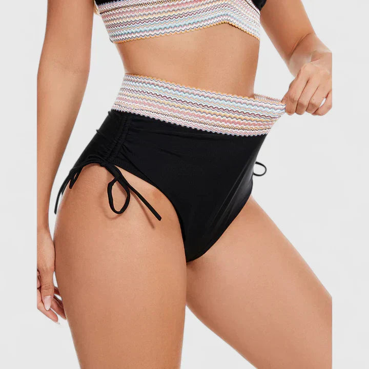 Darla | High-Waisted Bikini Two-Piece Swimsuit Set