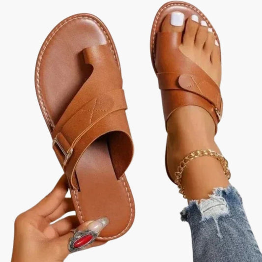 Sarah | Women's Orthopedic Sandals with Arch Support and Leather Upper