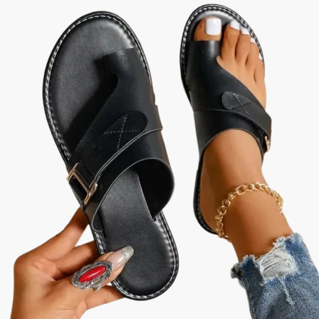 Sarah | Women's Orthopedic Sandals with Arch Support and Leather Upper