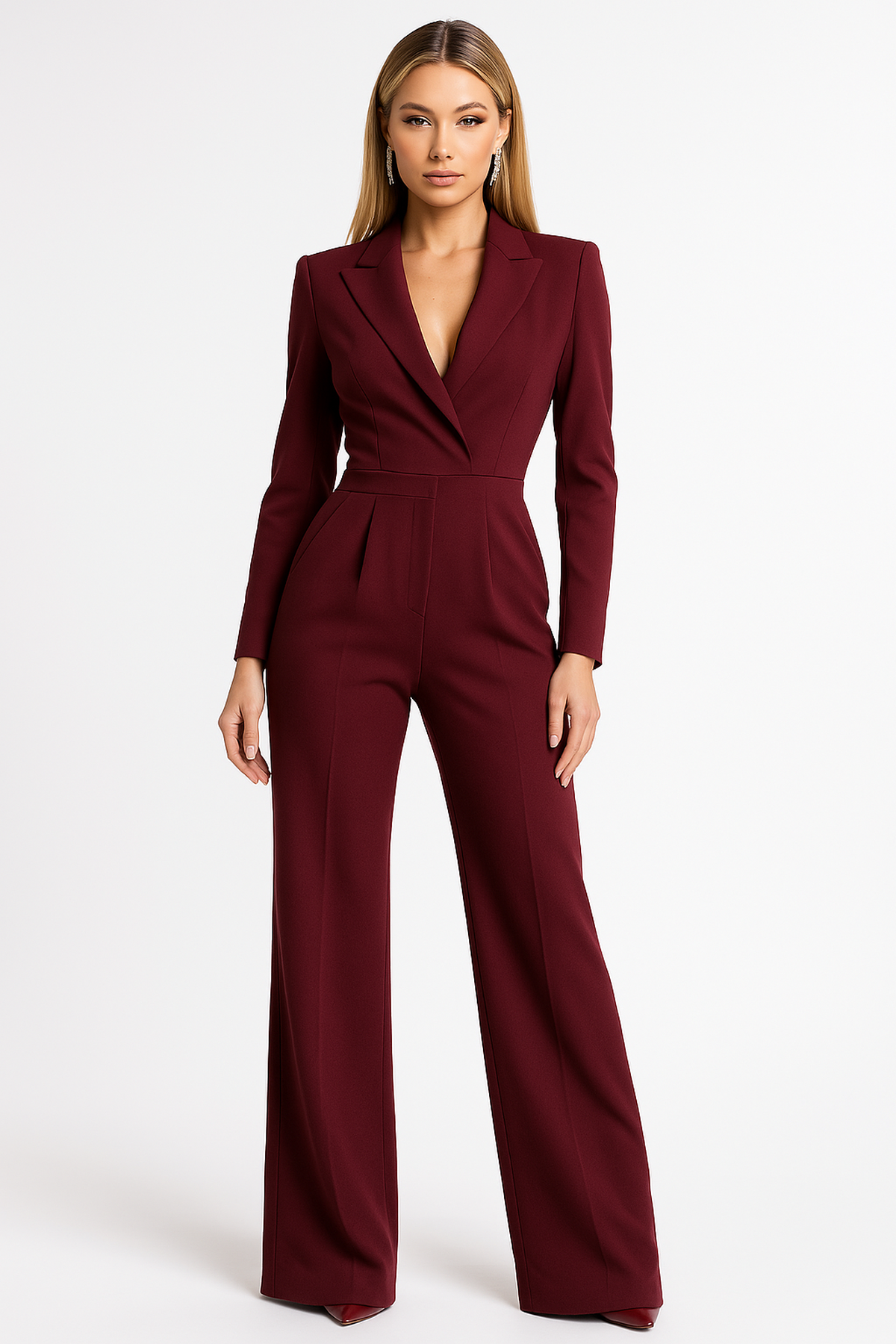 Lalyn | Women’s Elegant Wrap-Style Jumpsuit