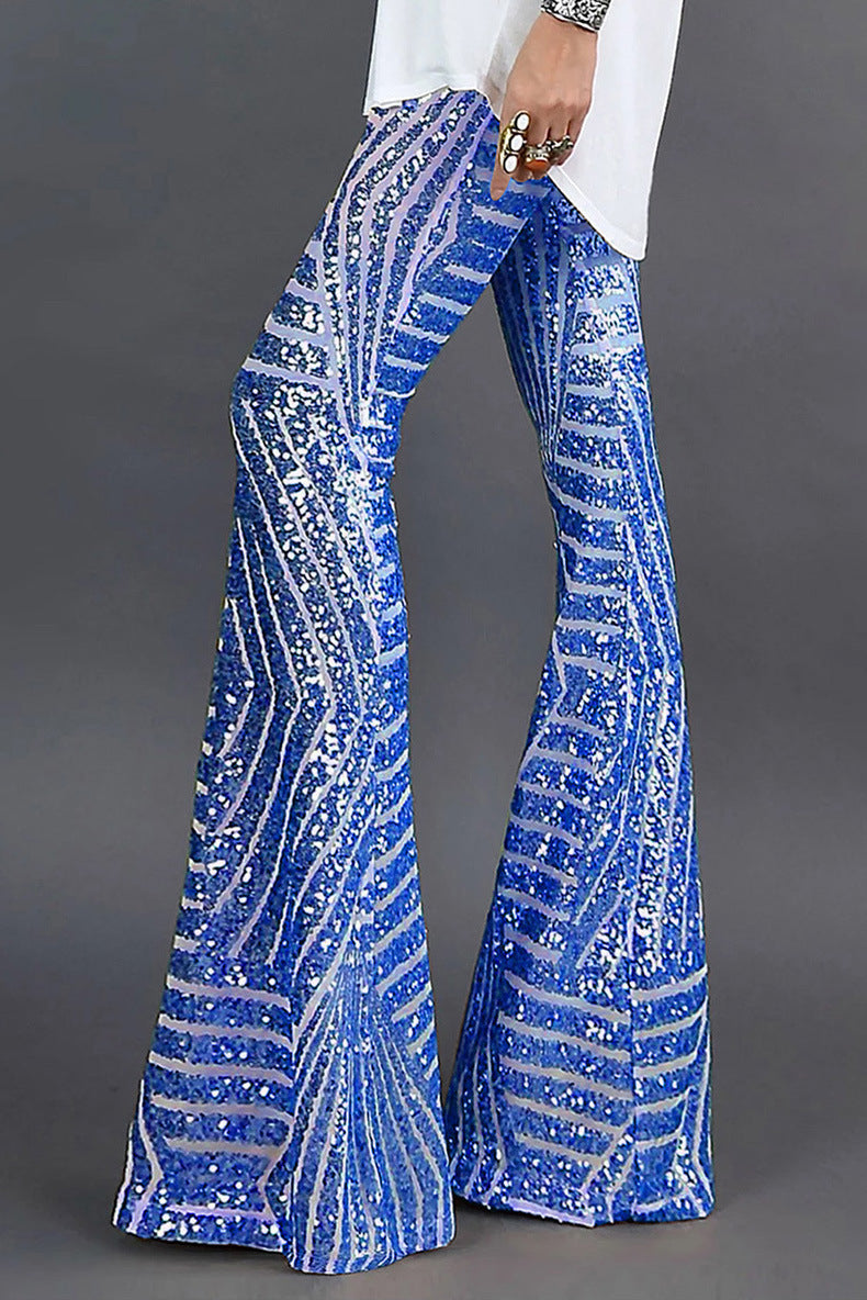 Daisy | Women’s Flared Sequin Trousers