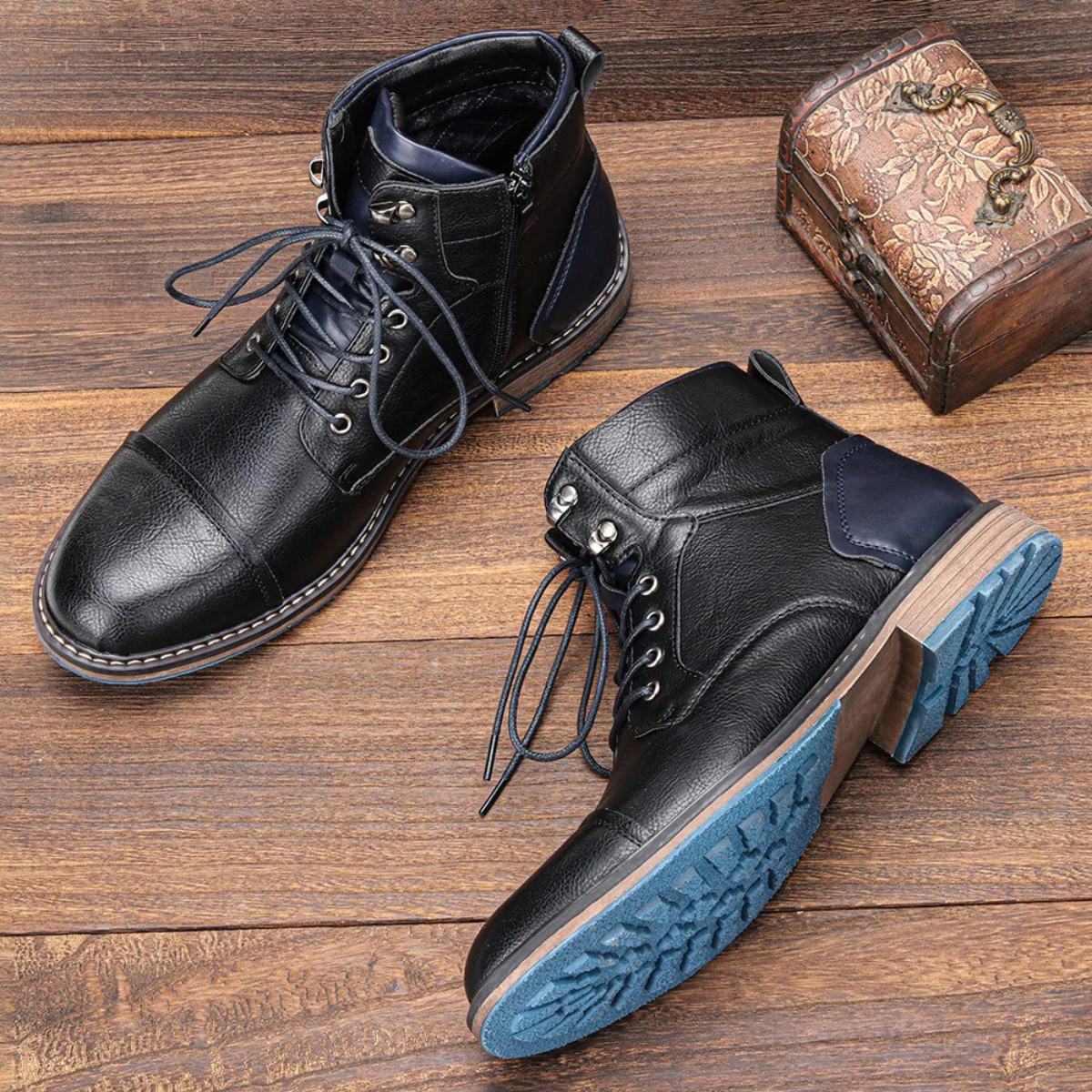 Tommy | Men’s Vintage Leather Ankle Boots