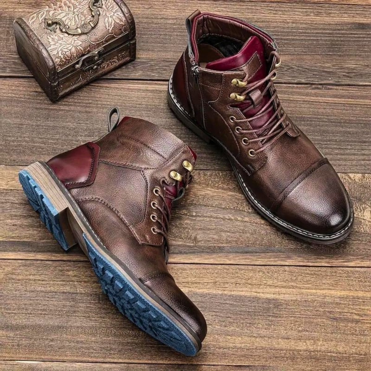 Tommy | Men’s Vintage Leather Ankle Boots