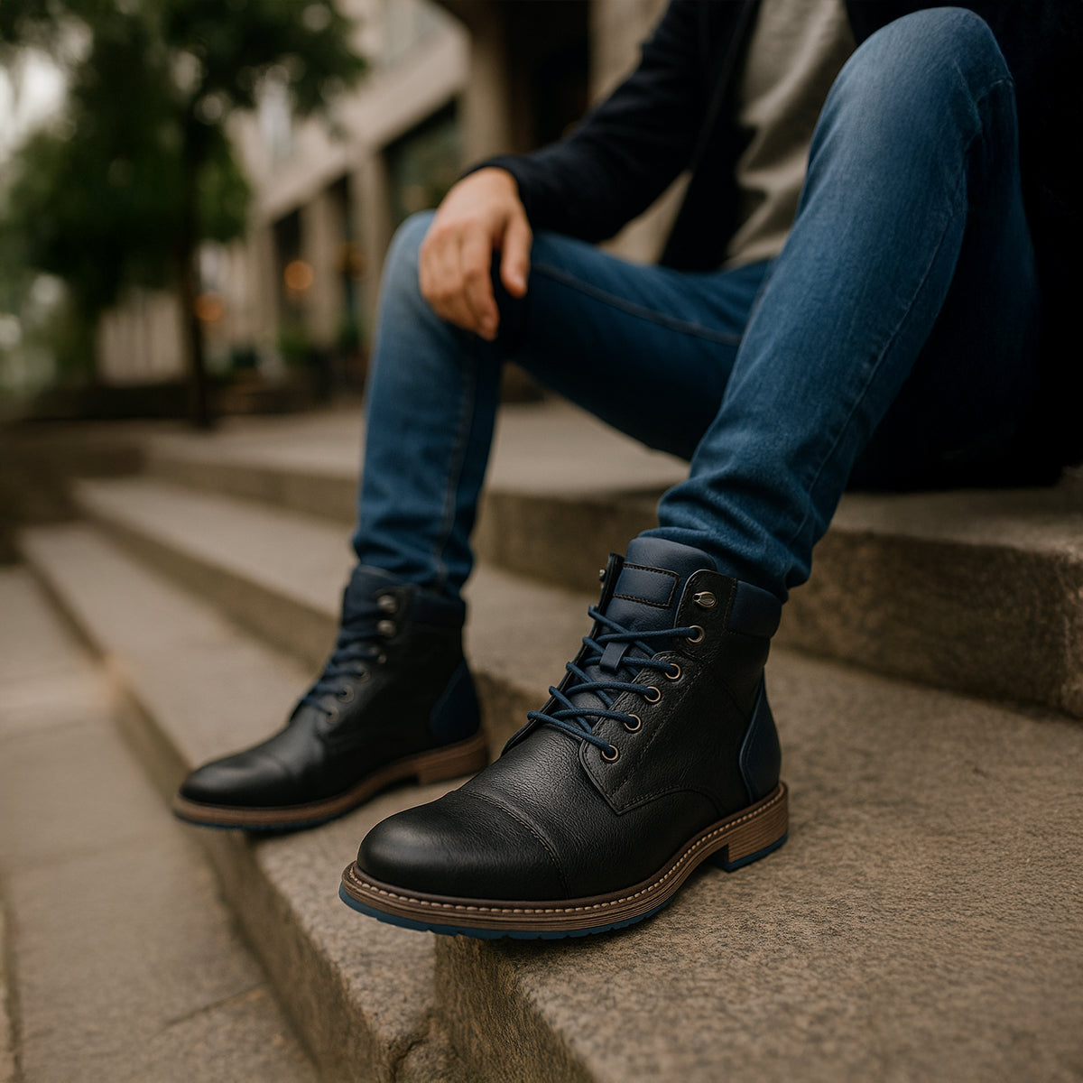 Tommy | Men’s Vintage Leather Ankle Boots