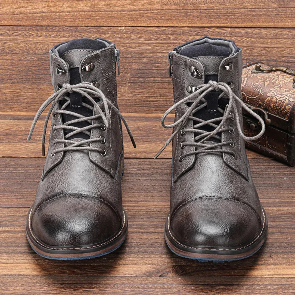 Tommy | Men’s Vintage Leather Ankle Boots