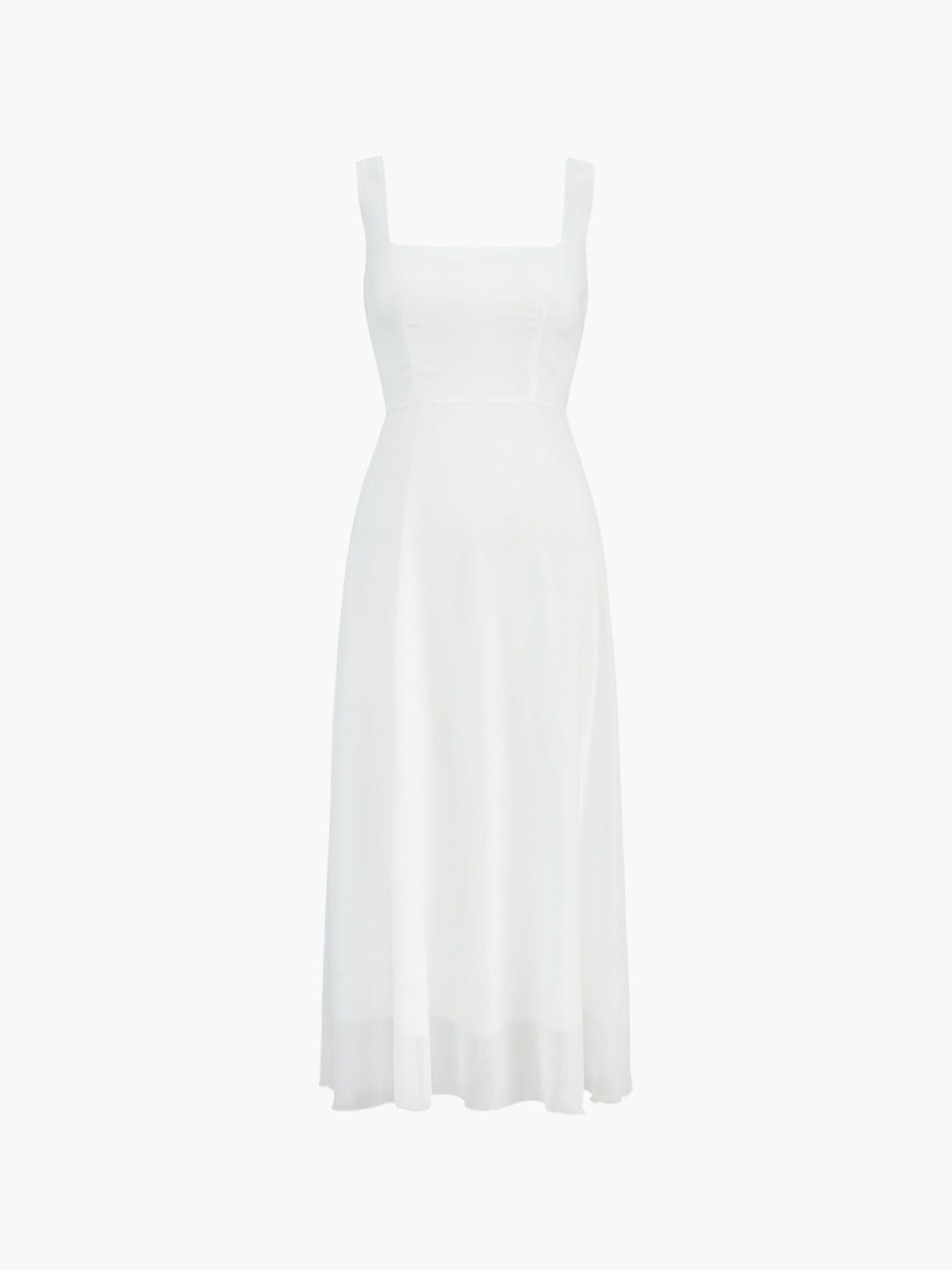 Marcia | Classic Summer Dress with Square Neck
