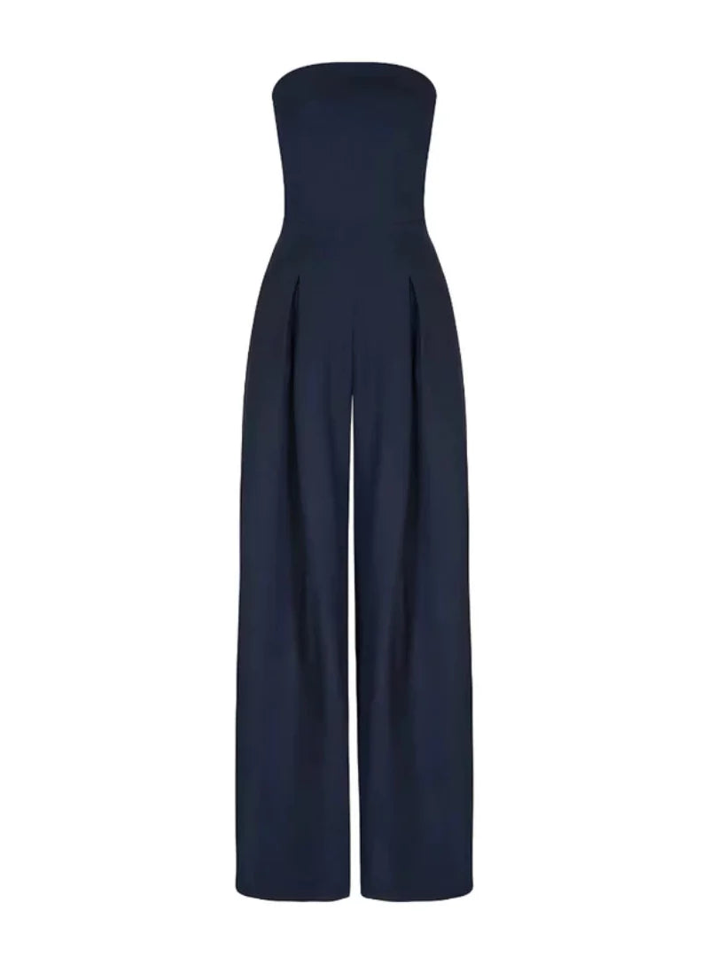 Mella | Women’s Strapless Jumpsuit – Minimalist Elegance