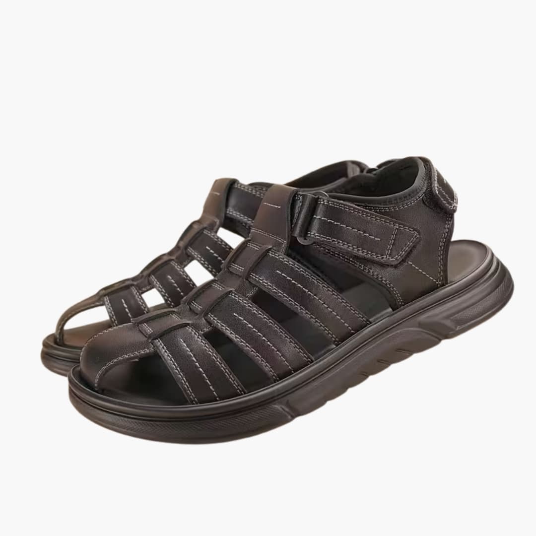 Edgar | Men's Casual Closed Toe Sandals with Adjustable and Breathable Design
