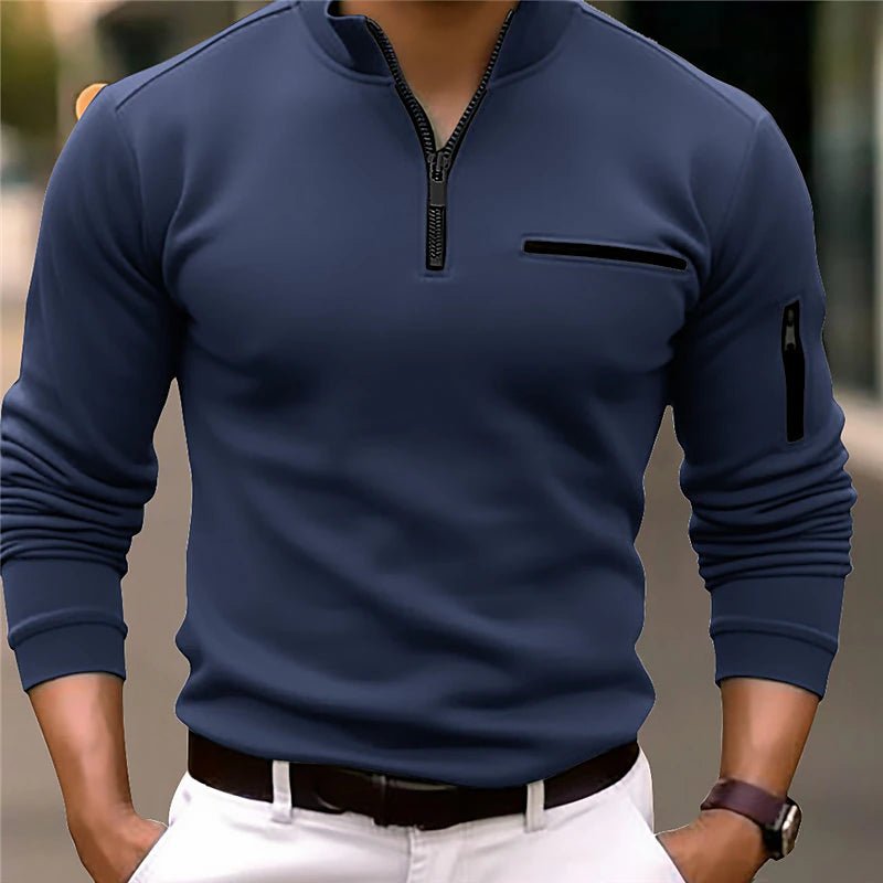 Cedric | Men’s Quarter Zip Polo