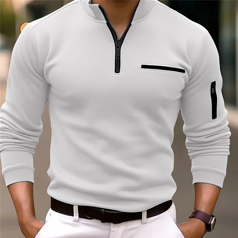 Cedric | Men’s Quarter Zip Polo