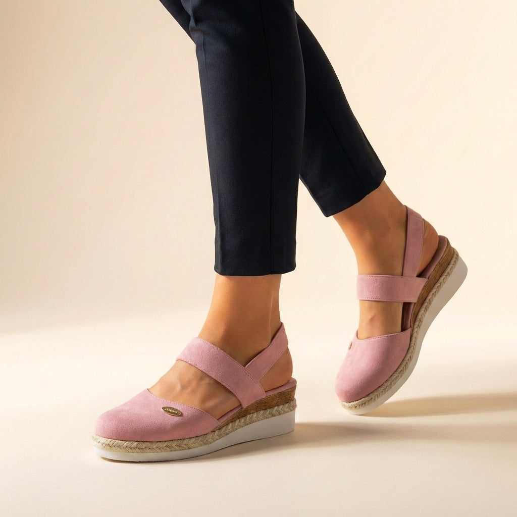 Elsie | Women’s Comfort Fit Orthopedic Espadrille Platform Sandals