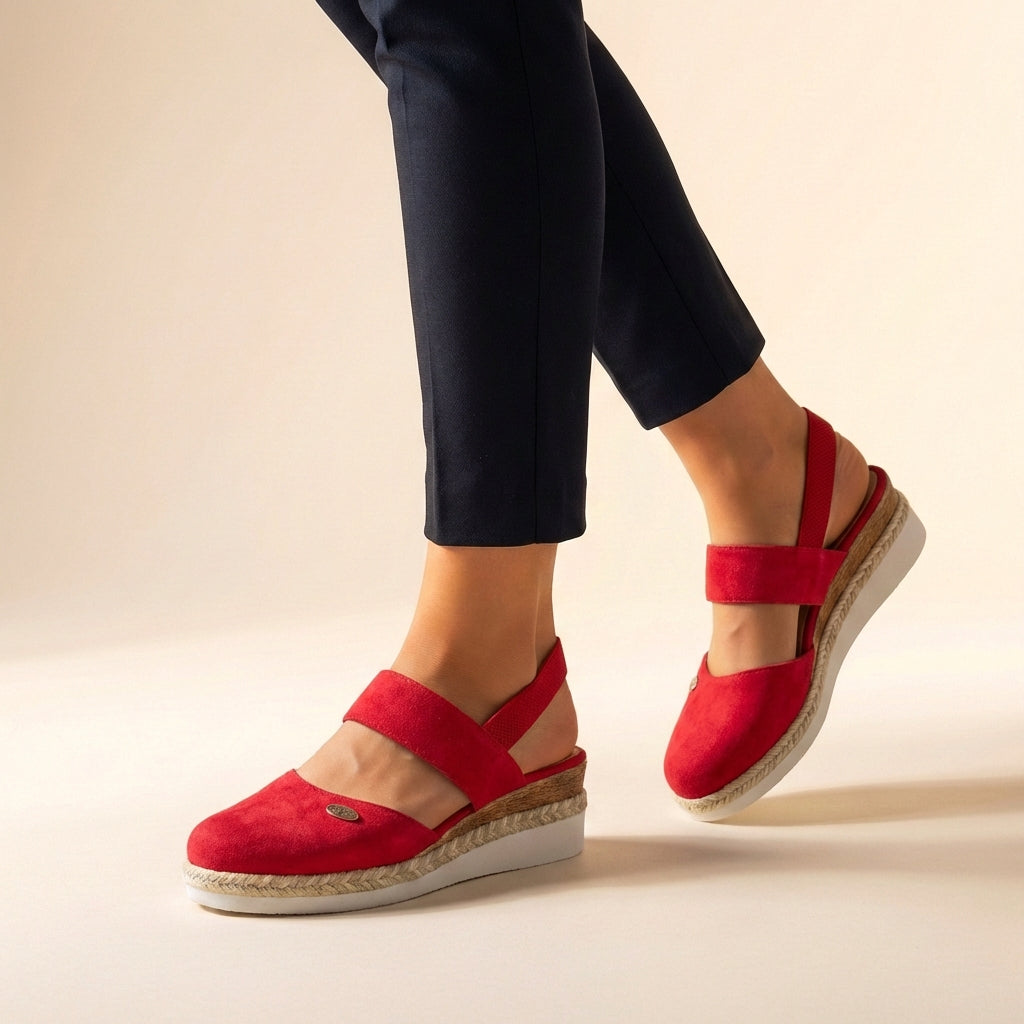 Elsie | Women’s Comfort Fit Orthopedic Espadrille Platform Sandals