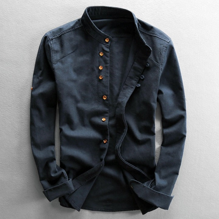 Kenji | Men’s Japanese Style Minimalist Breathable Shirt
