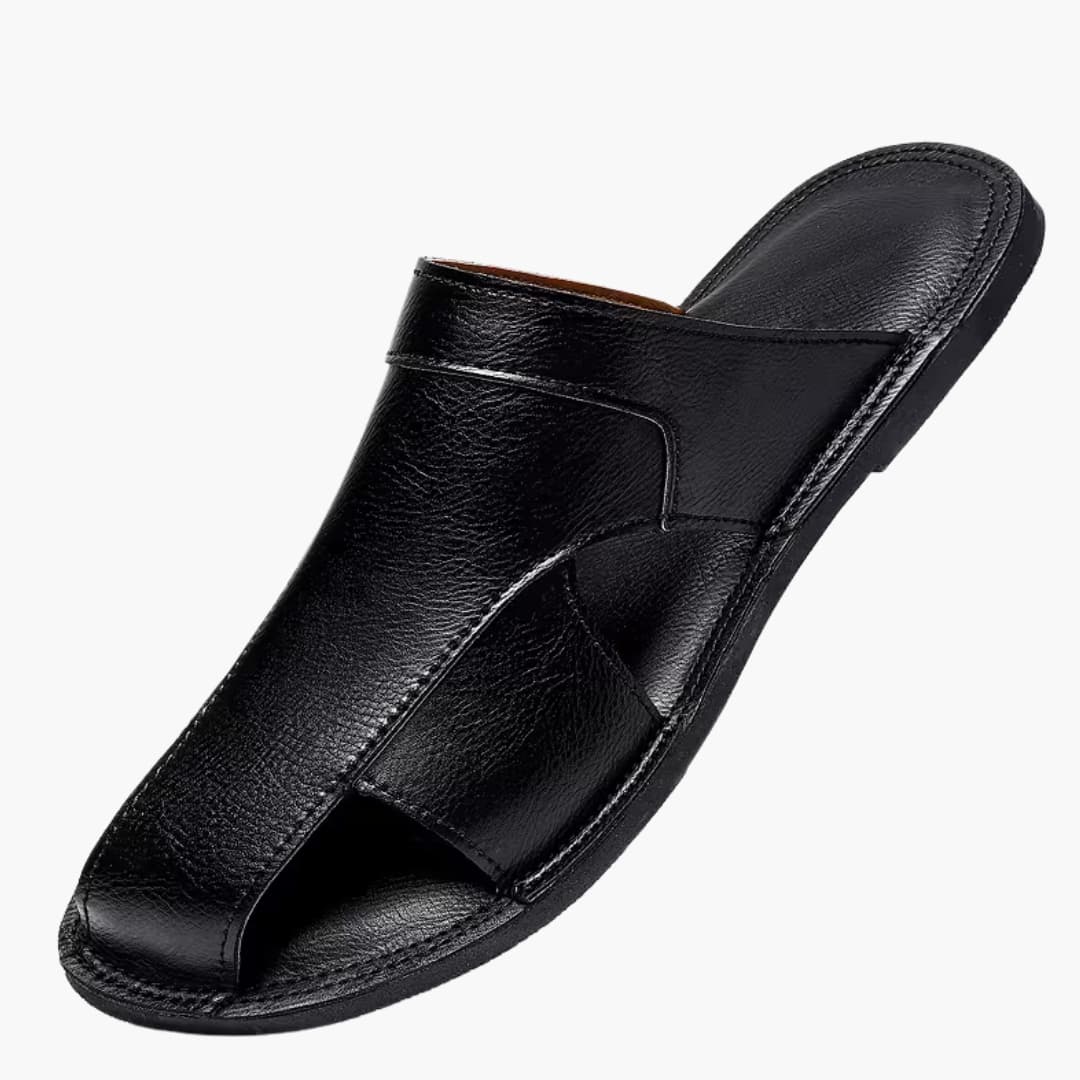 Richard | Universal Minimalist Slip-On Slippers with Round Toe