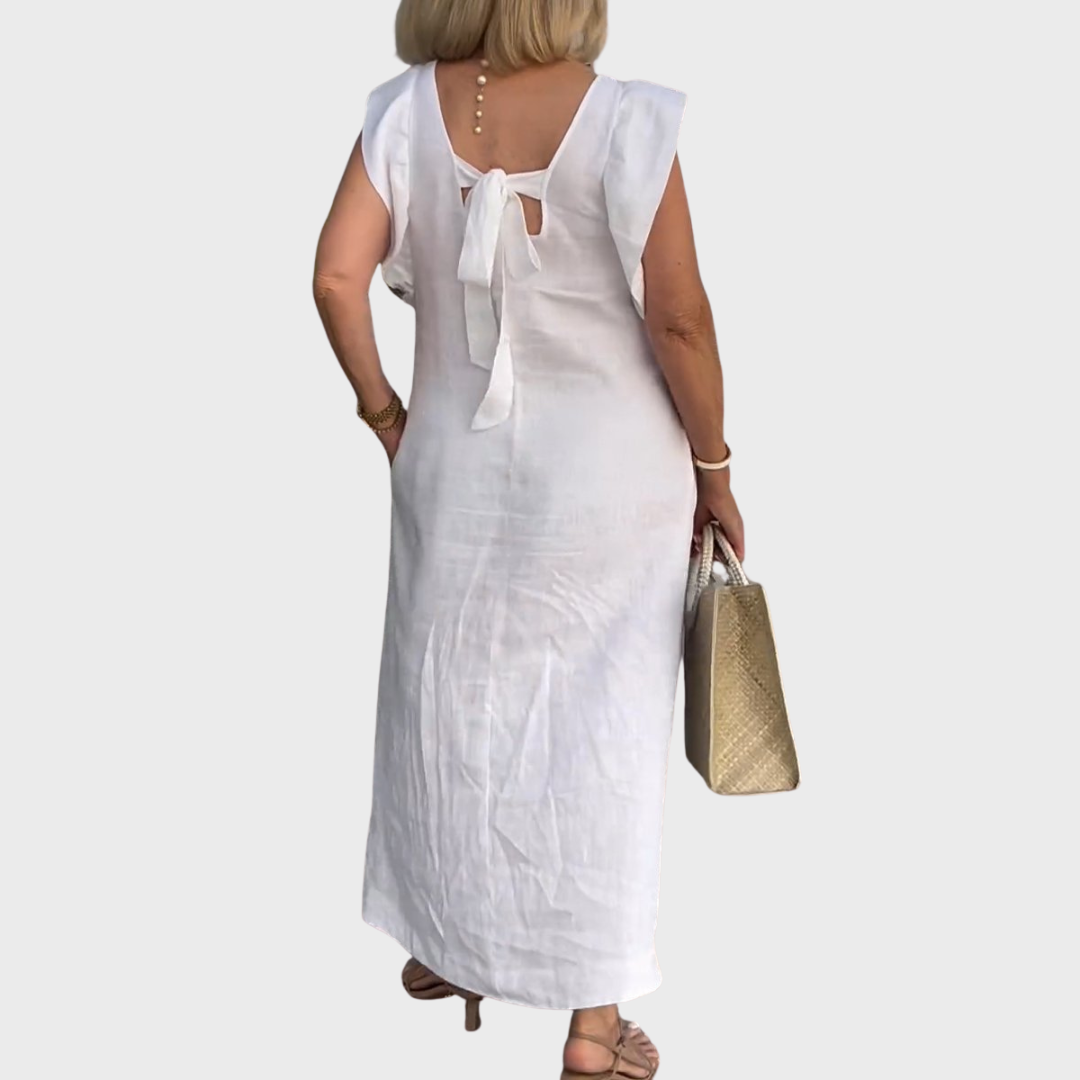 Odessa | Women's Sleeveless Pocket Maxi Casual Breathable Dress