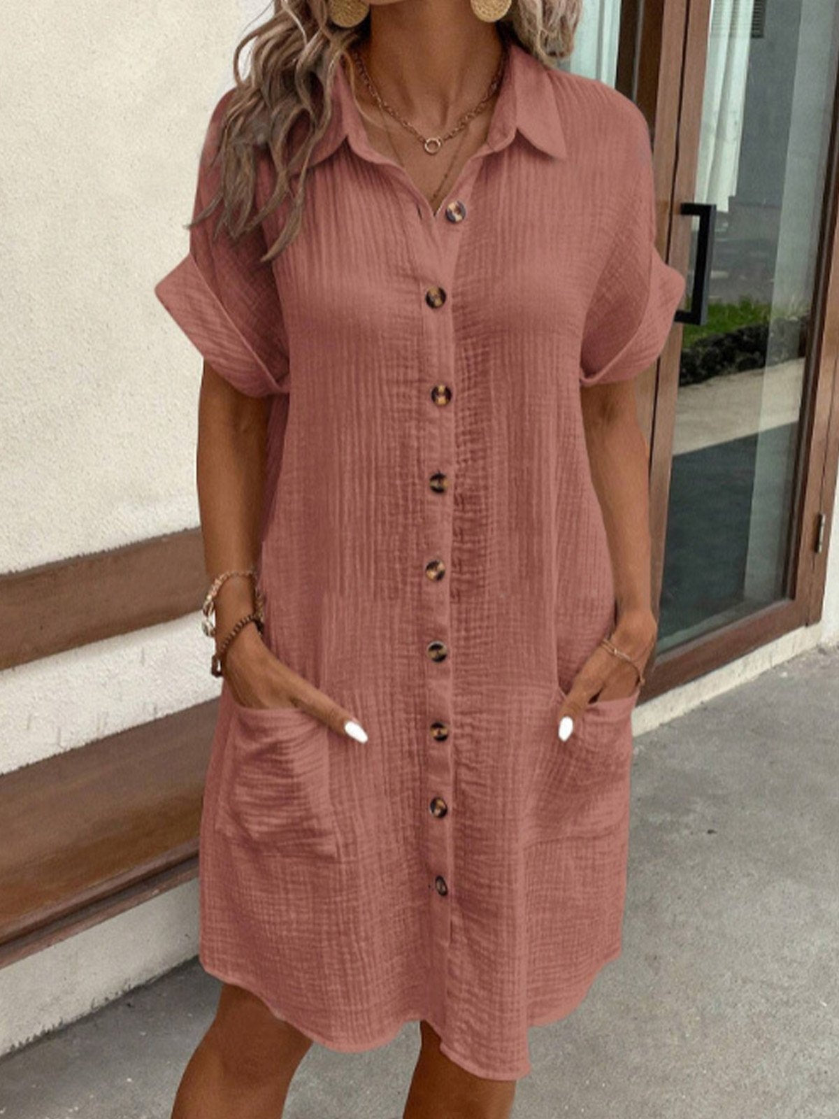 Xander | Women’s Cotton Polo Shirt Dress
