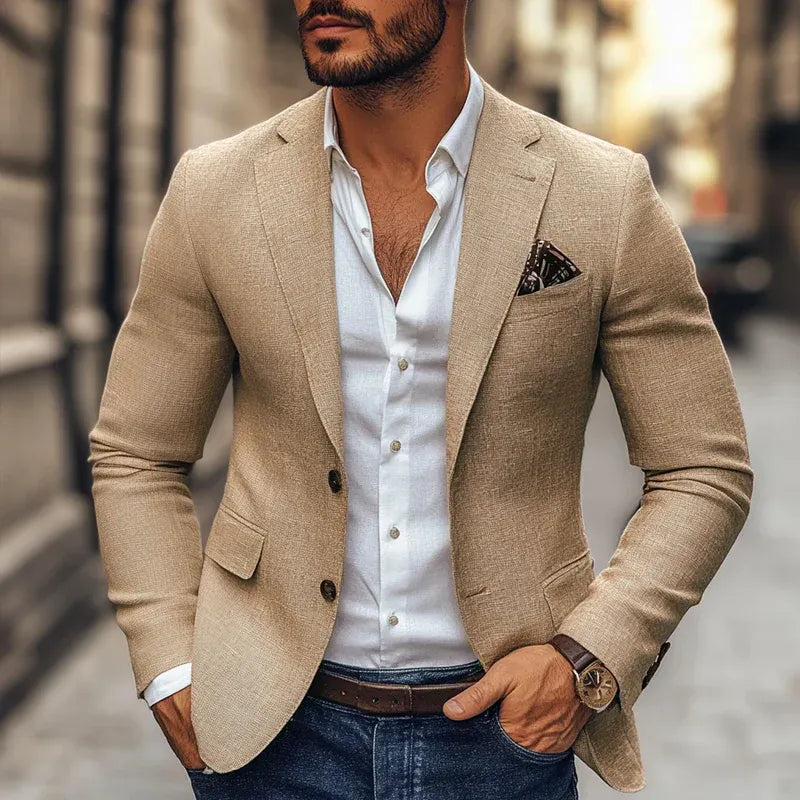 Saverio | Men’s Linen Cotton Blazer