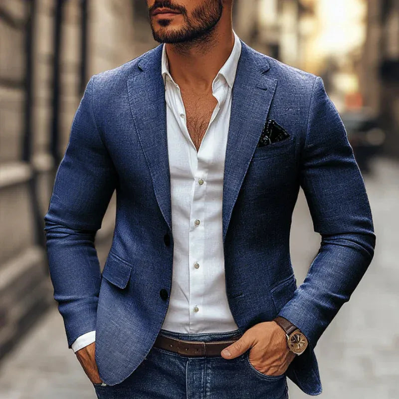 Saverio | Men’s Linen Cotton Blazer