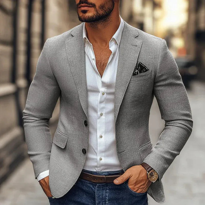 Saverio | Men’s Linen Cotton Blazer