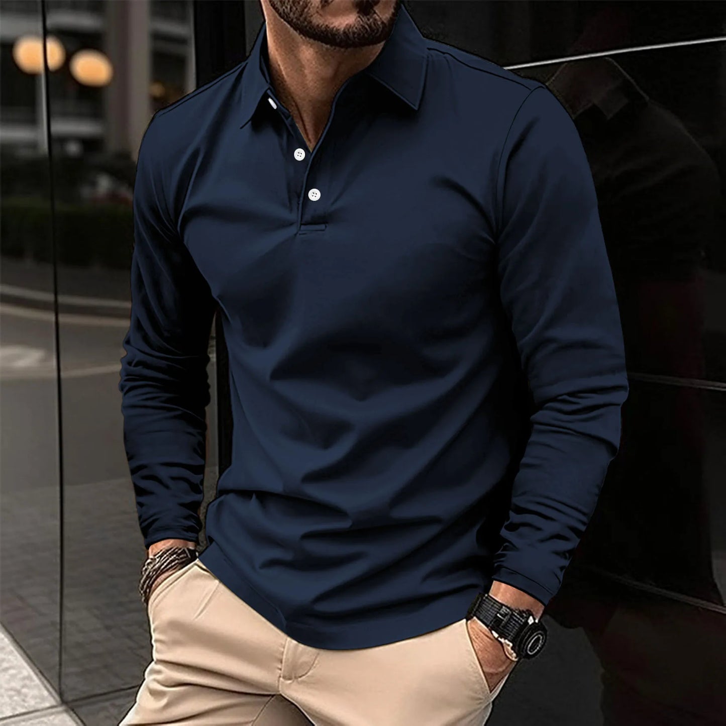 Hugo | Men’s Classic Long Sleeve Polo