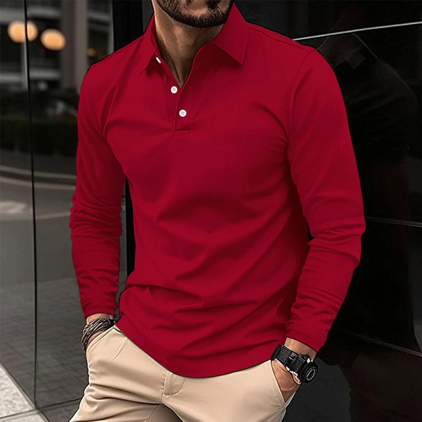Hugo | Men’s Classic Long Sleeve Polo