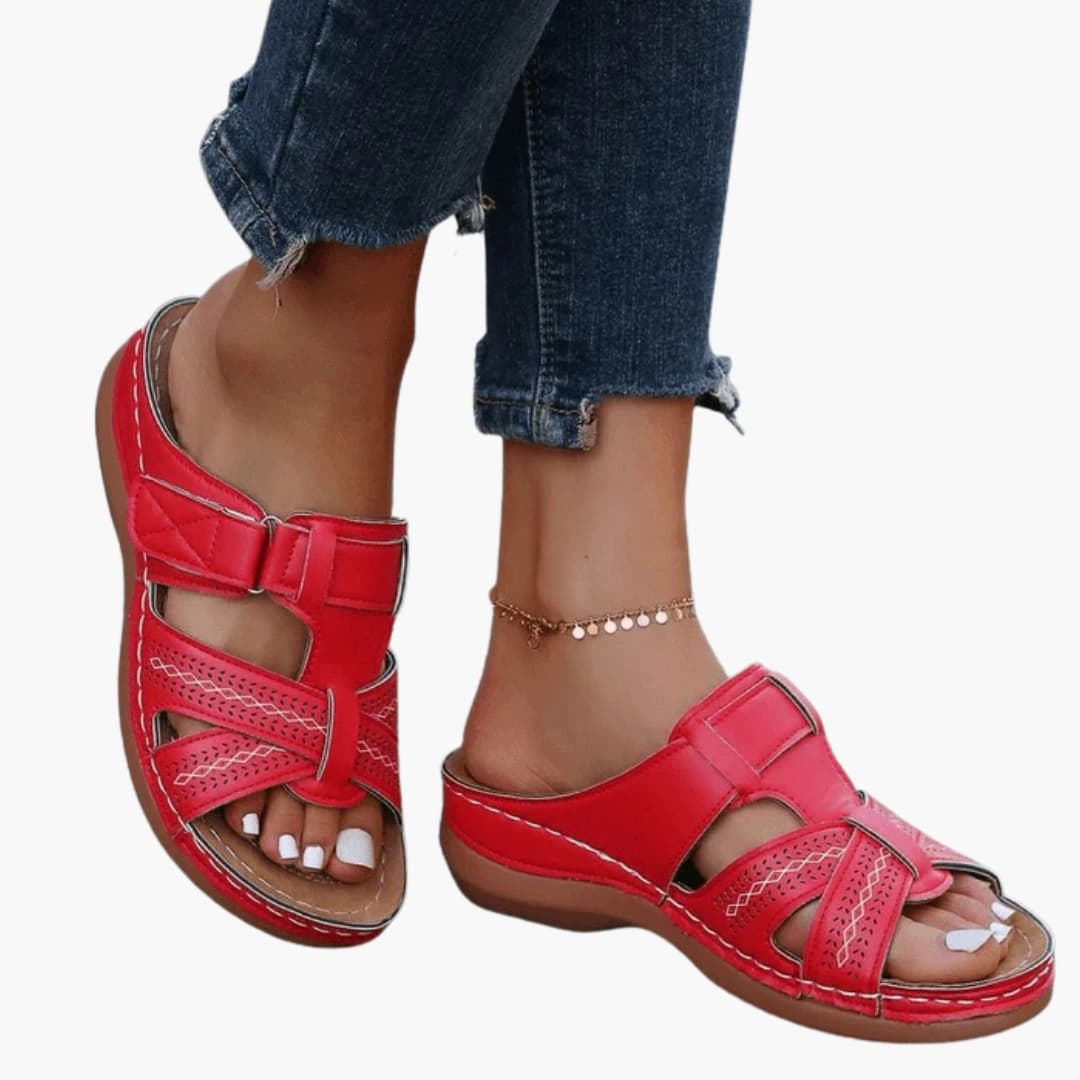 Sarah | Women's Orthopedic Sandals with Open Toe and Contoured Footbed