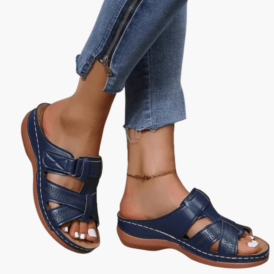Sarah | Women's Orthopedic Sandals with Open Toe and Contoured Footbed
