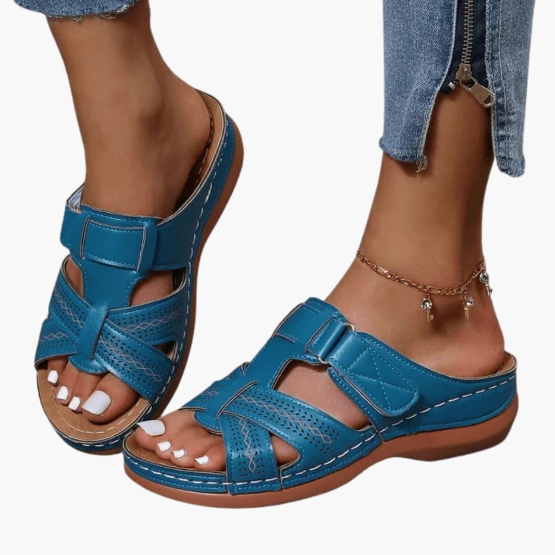 Sarah | Women's Orthopedic Sandals with Open Toe and Contoured Footbed