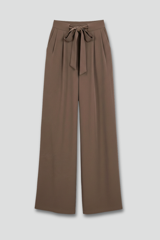 Romy | Women’s Wide-Leg Breathable Drawstring Waist Palazzo Trousers
