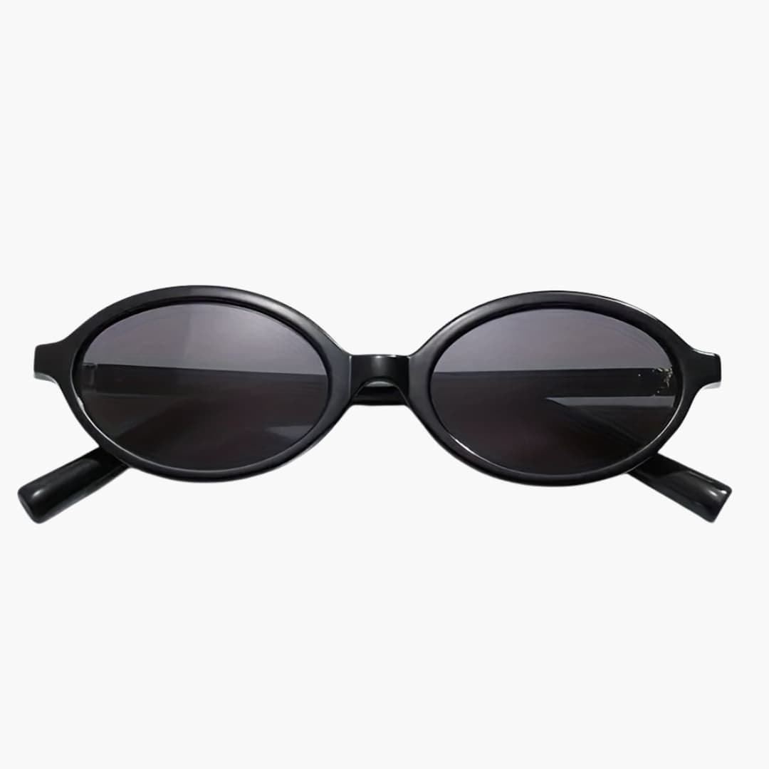 Women's Retro Sunglasses with Oval Frame and UV Protection