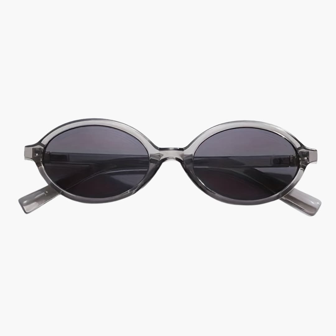 Women's Retro Sunglasses with Oval Frame and UV Protection