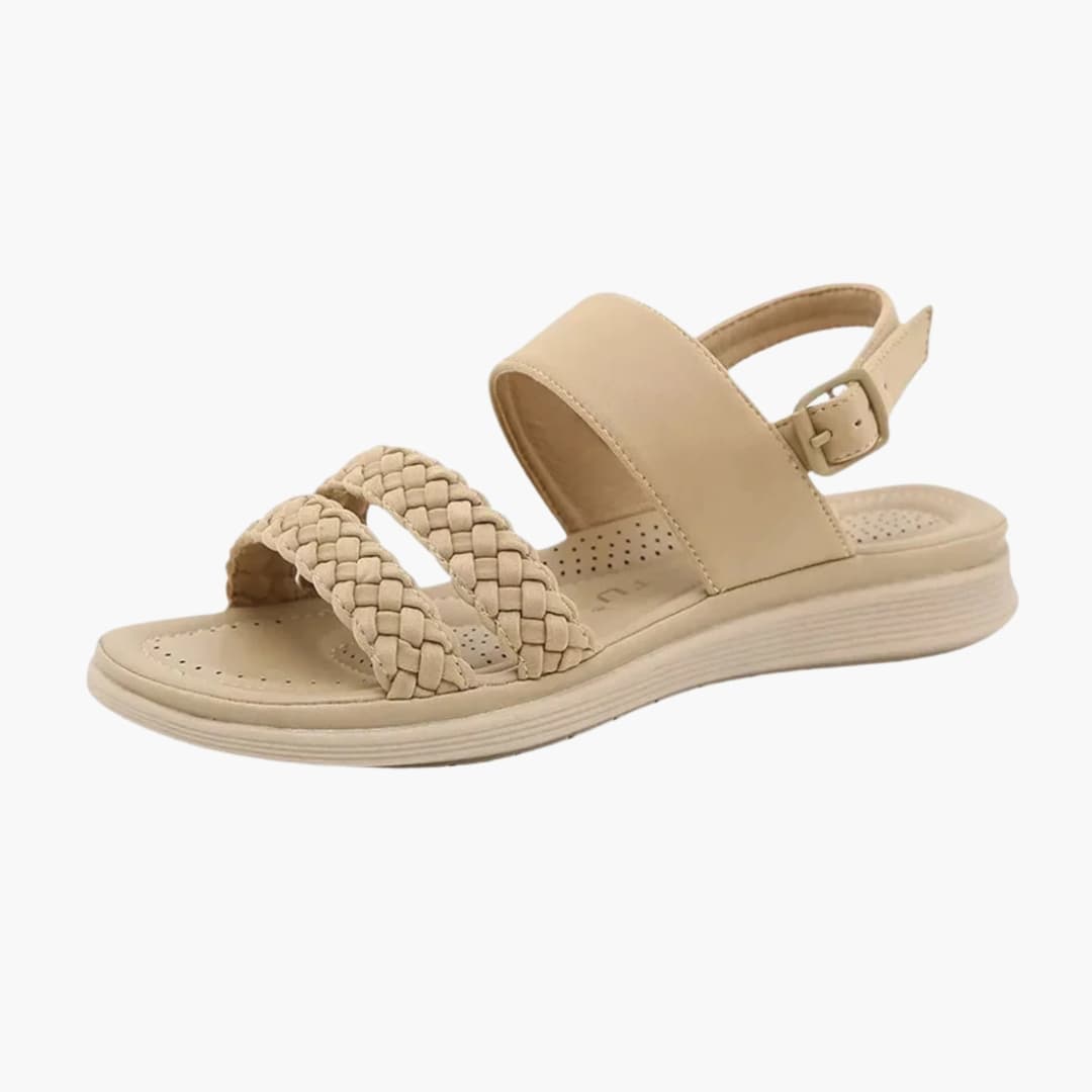 Martha | Women's Wedge Sandals with Vegan Leather Upper and Cushioned Insole