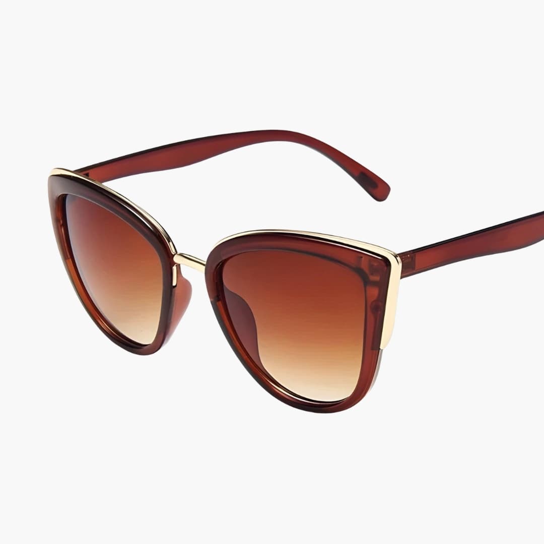 Women's Sunglasses with Cat Eye Frame and Gradient Lense