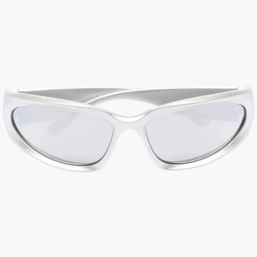 Women's Sunglasses with Cat Eye Frame and Metal Detail