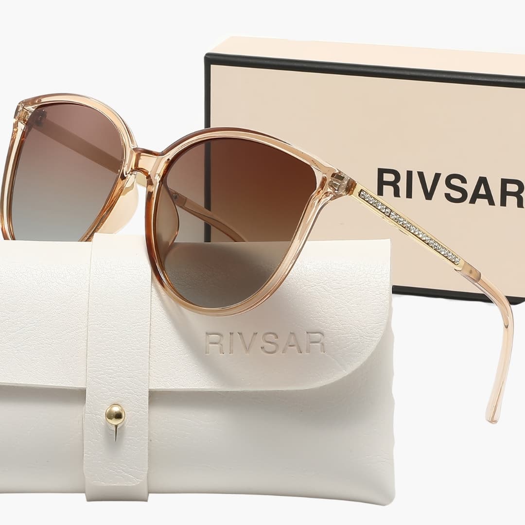 Women's Sunglasses with Cat Eye Frame and Polarized Lense