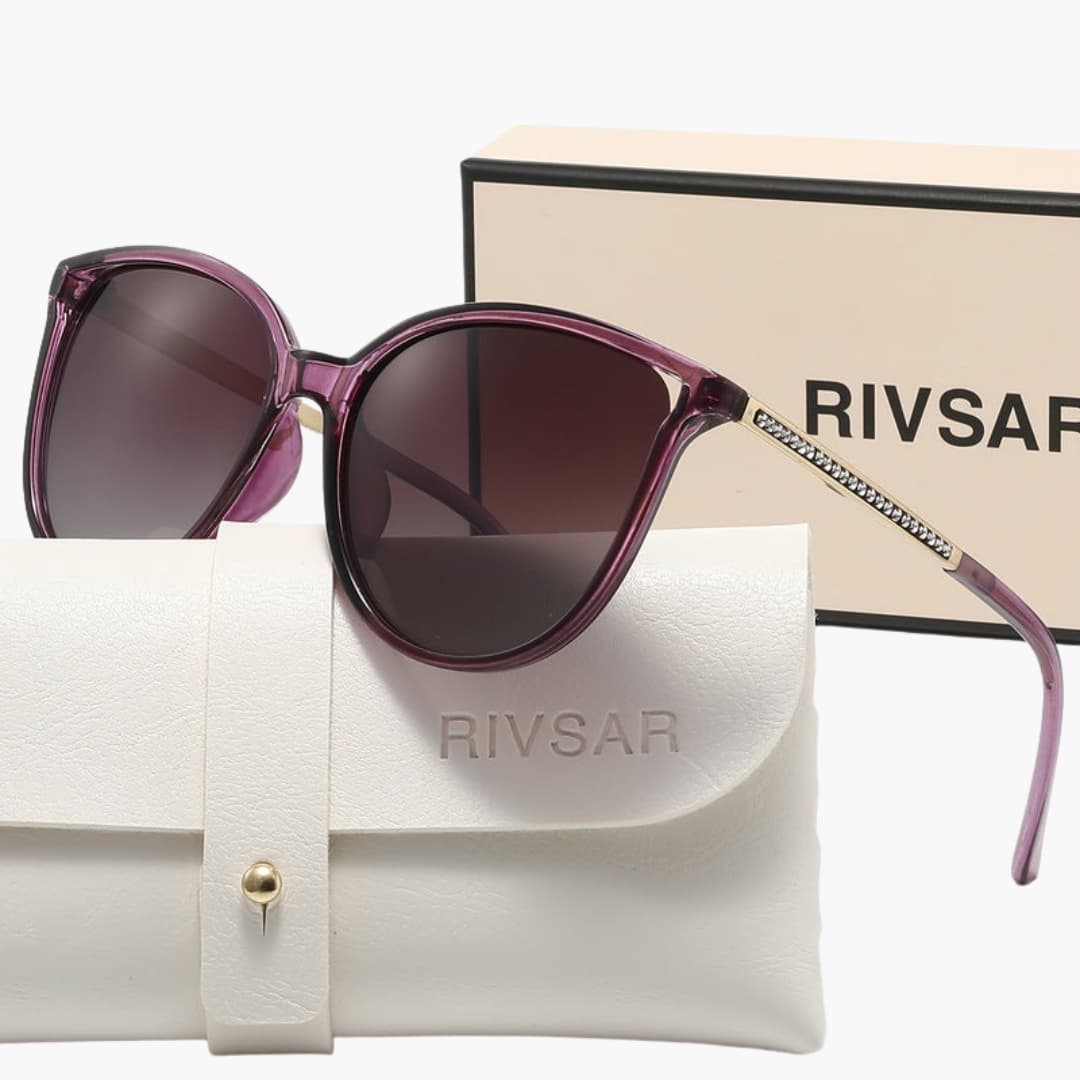 Women's Sunglasses with Cat Eye Frame and Polarized Lense