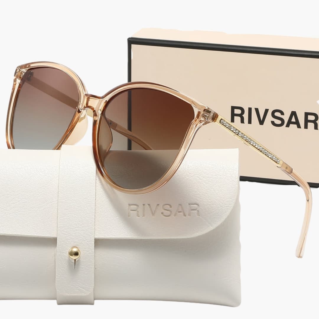 Women's Sunglasses with Cat Eye Frame and Polarized Lense
