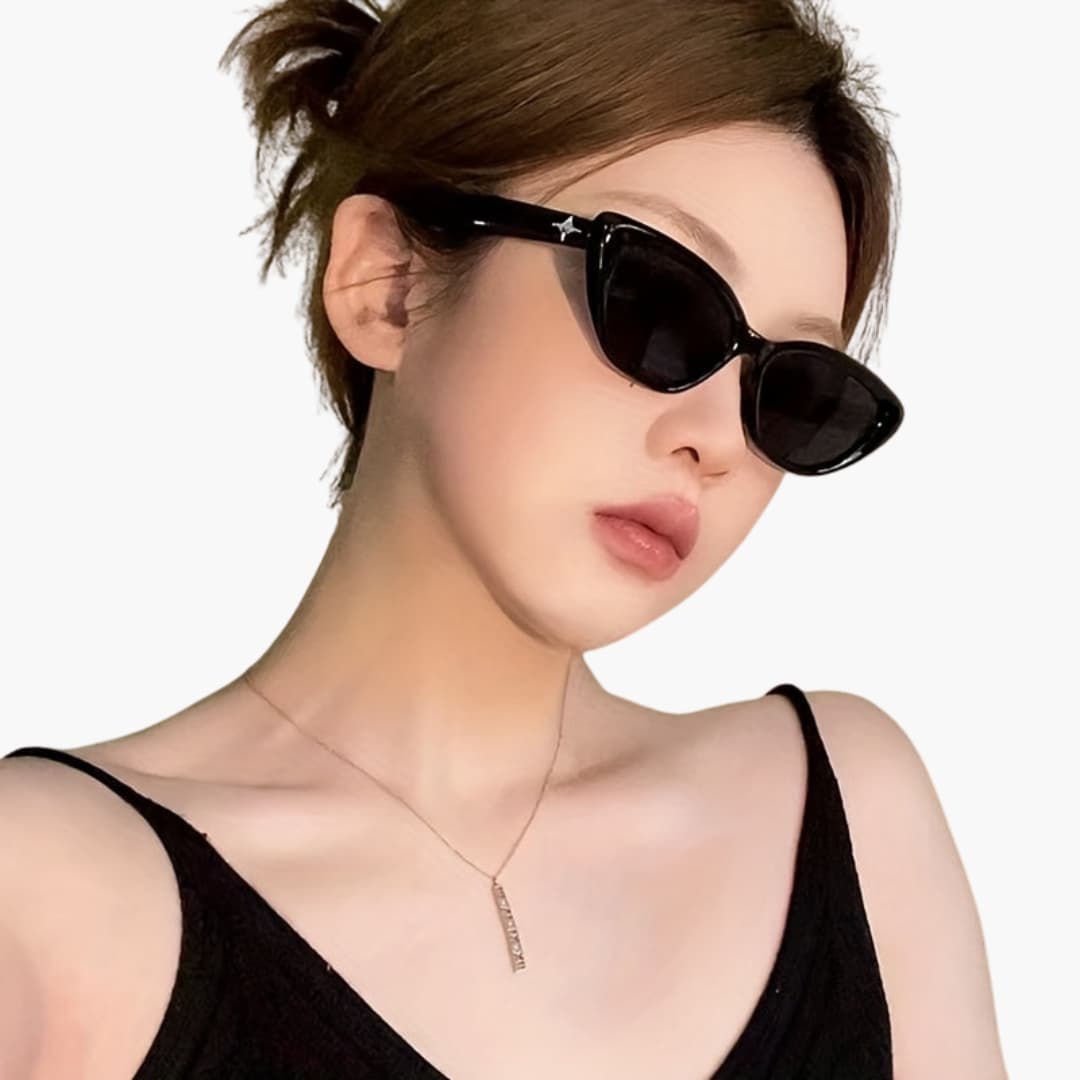 Women's Sunglasses with Cat Eye Frame and Polycarbonate Frame UV400 Lenses