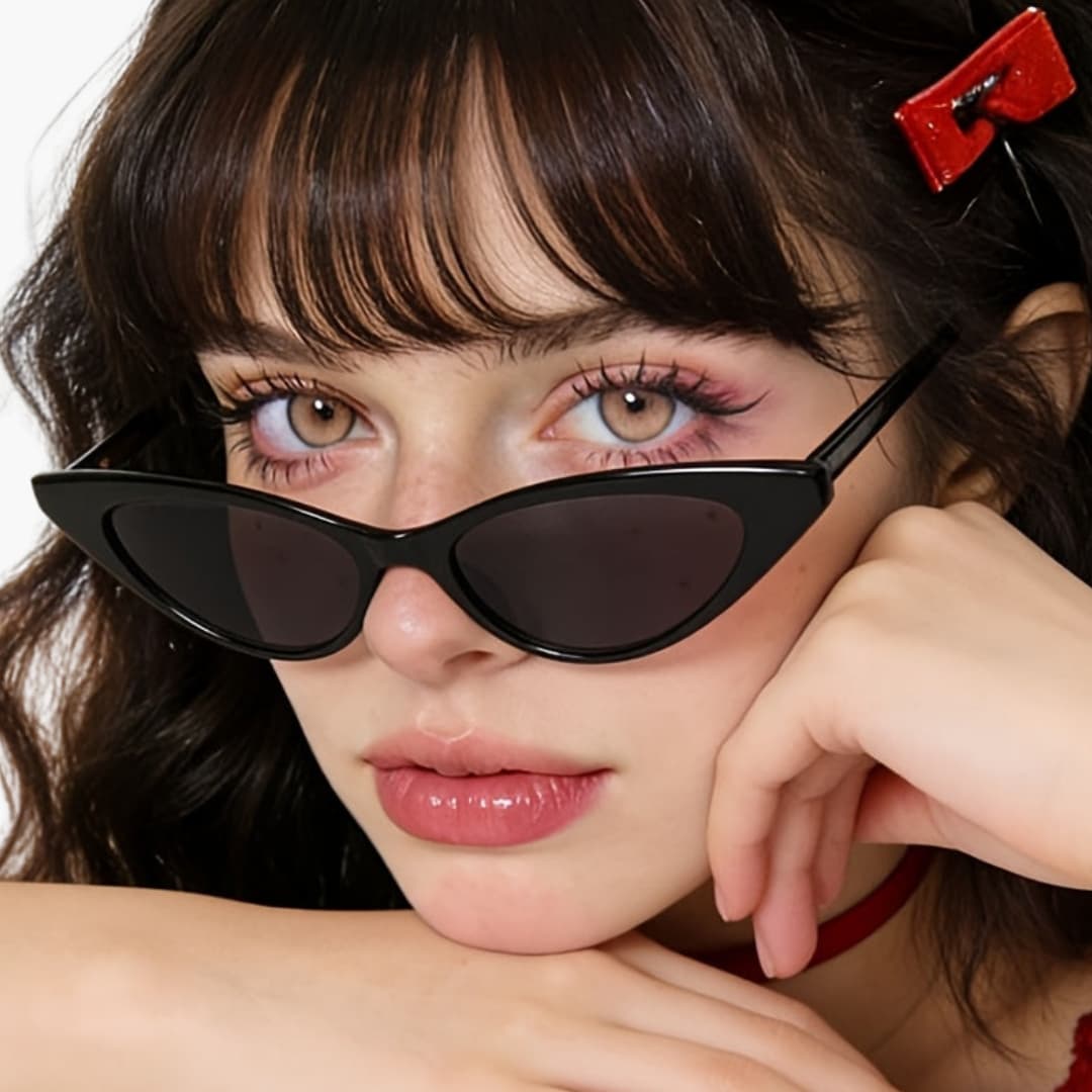 Women's Sunglasses with Cat Eye Frame and UV400 Lense