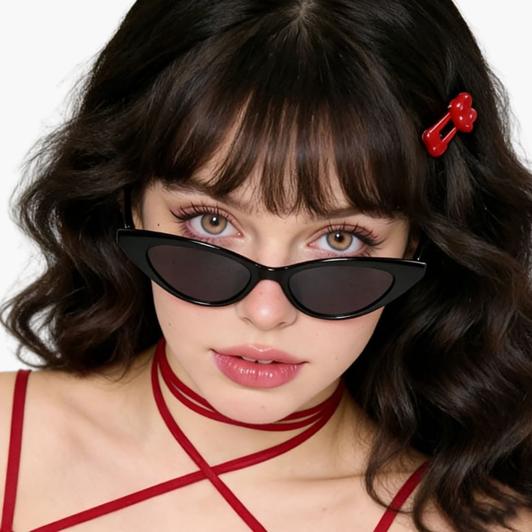 Women's Sunglasses with Cat Eye Frame and UV400 Lense