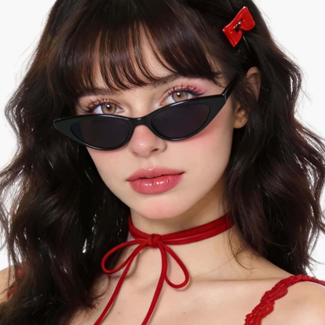 Women's Sunglasses with Cat Eye Frame and UV400 Lense