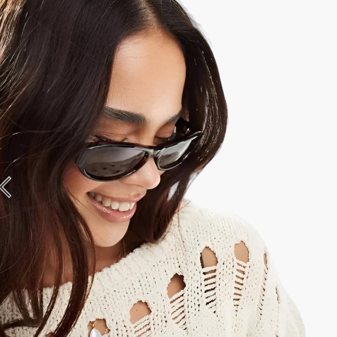 Women's Sunglasses with Cat Eye Frame and UV Protection