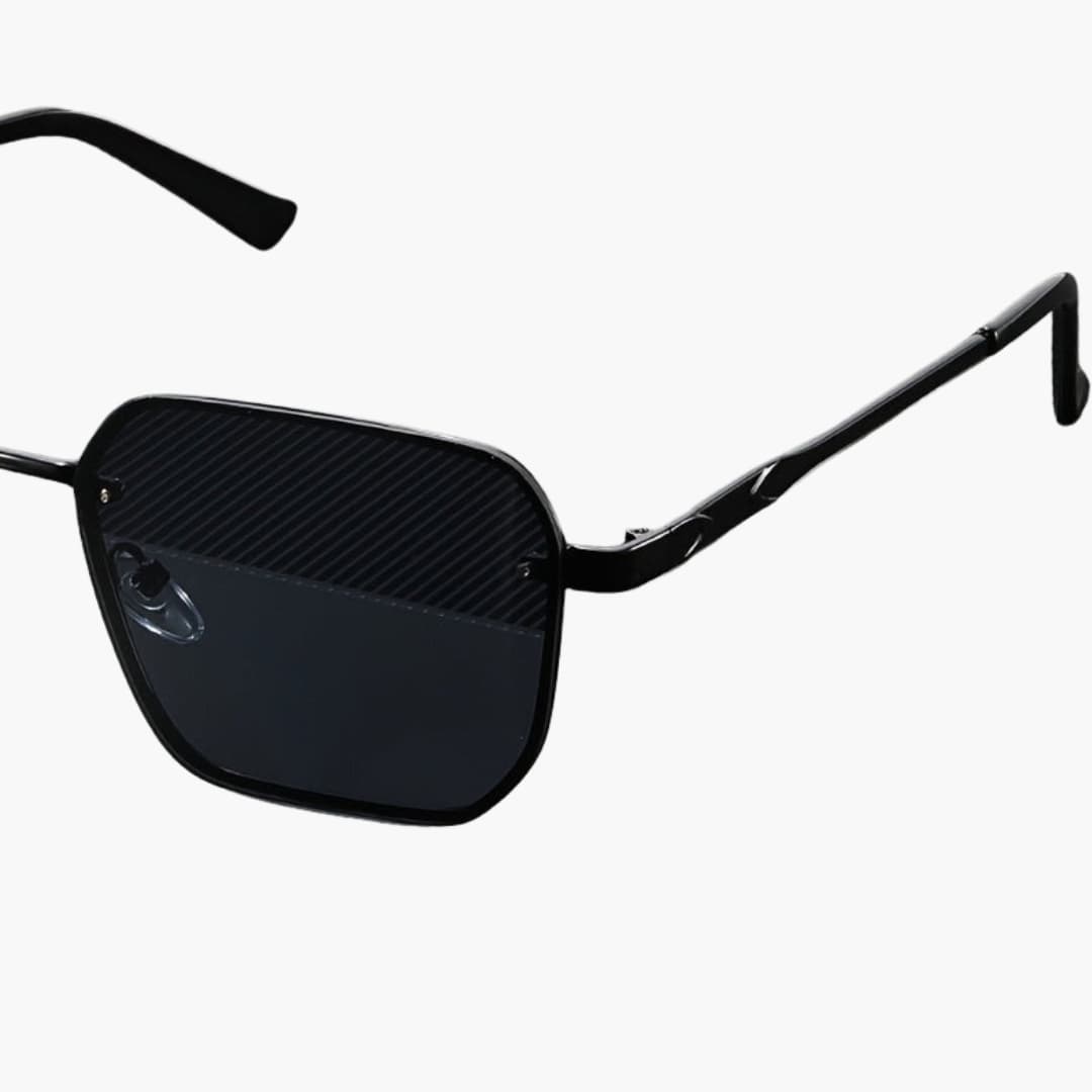 Women's Sunglasses with Geometric Frame and UV400 Lense
