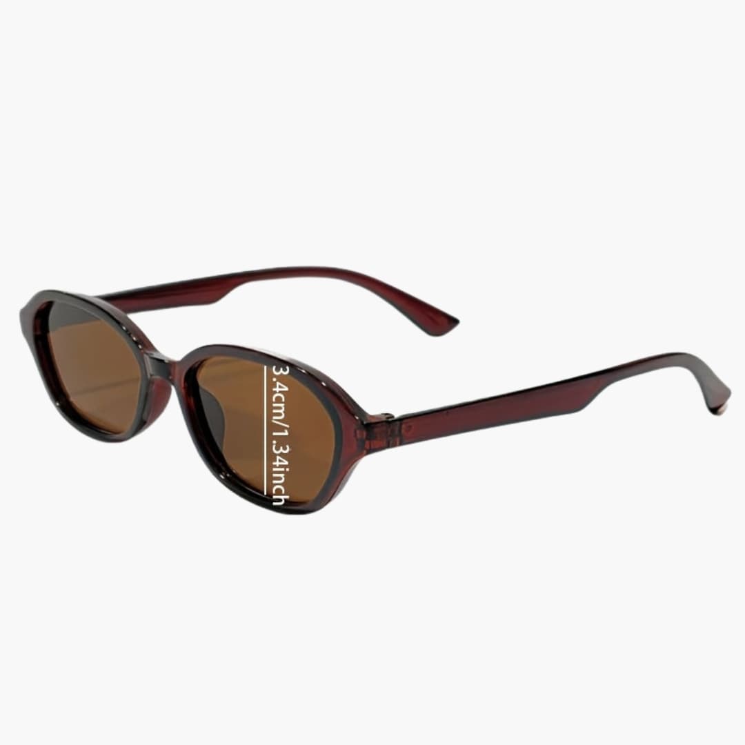 Women's Sunglasses with Oval Frame and UV400 Lenses